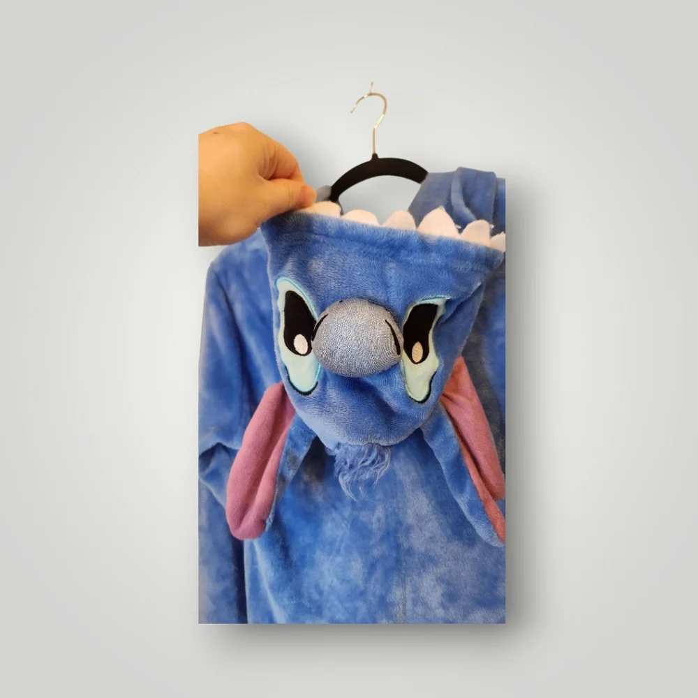 Disney Lilo & Stitch Unisex Adult One Piece Halloween Costume Size S Pajama - Picture 4 of 15
